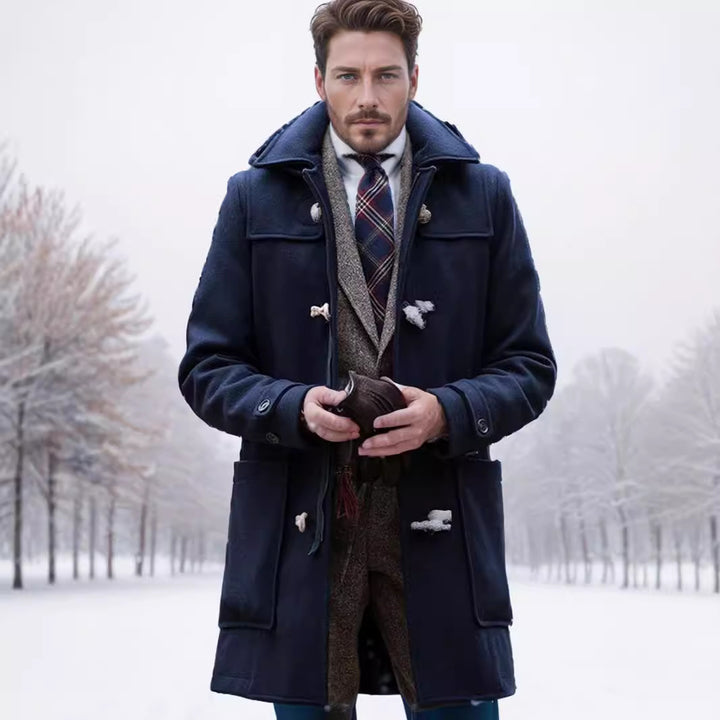 Elegant duffle coat for men with classic design Lune London