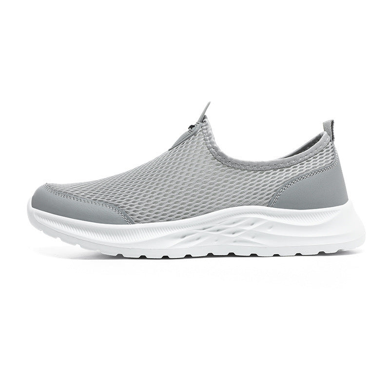 Men's Breathable Slip-On Sneakers with Adaptive Light Design Lune London