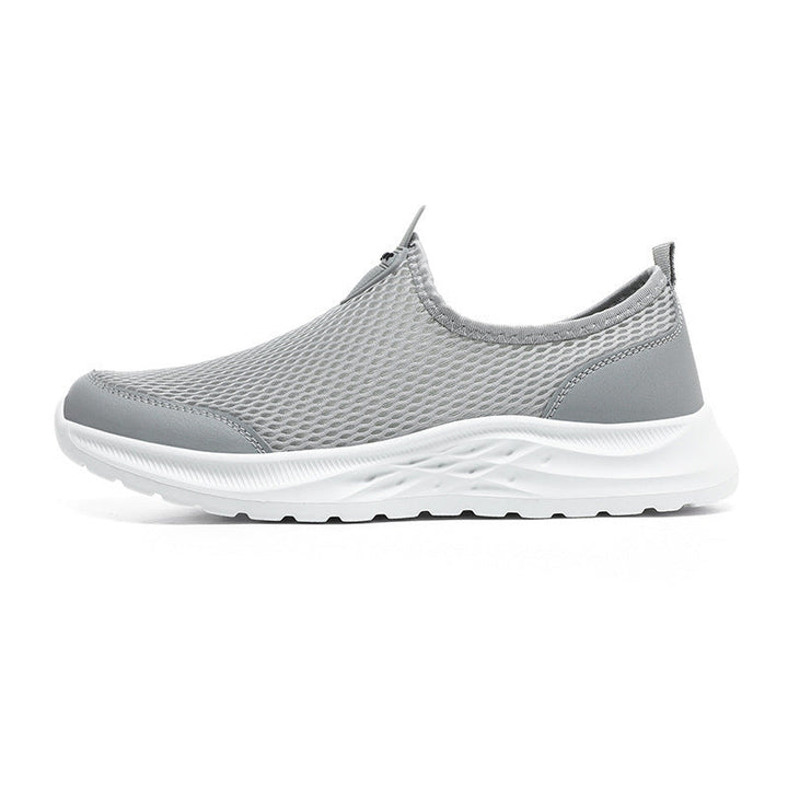 Men's Breathable Slip-On Sneakers with Adaptive Light Design Lune London