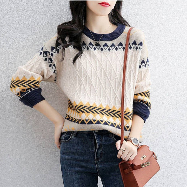 Ladies Oversized Knit Pullover Lune London