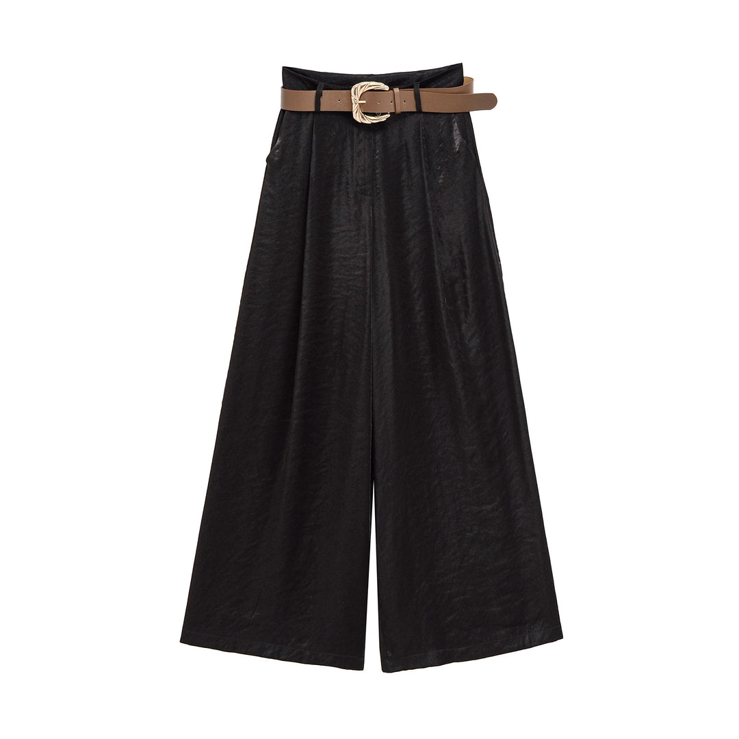 Culottes larges pour femmes avec ceinture à la mode Chic & Stil