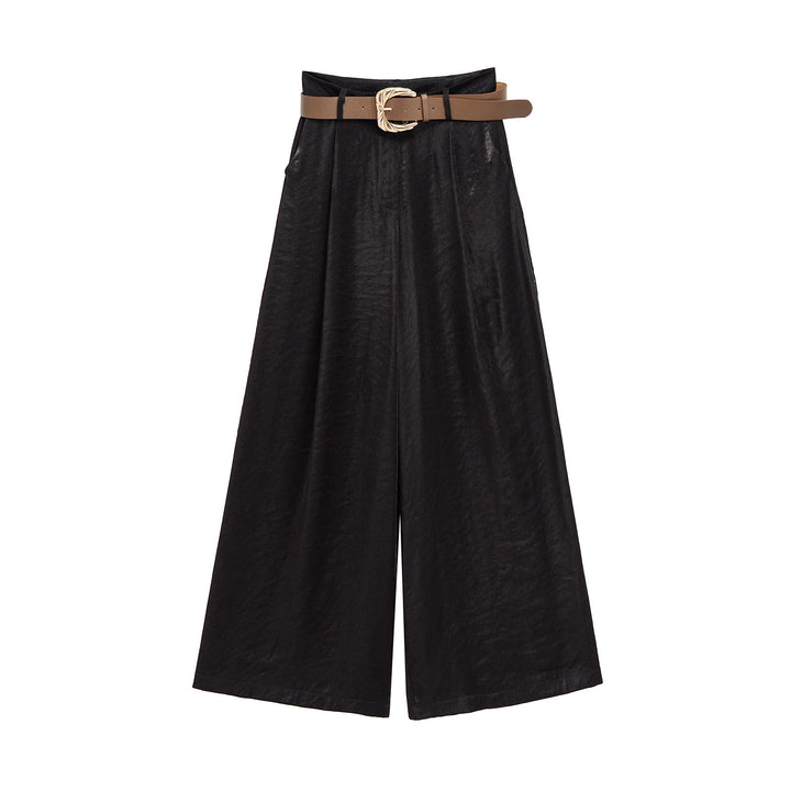 Culottes larges pour femmes avec ceinture à la mode Chic & Stil