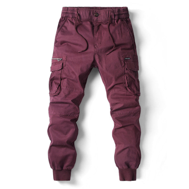 Men's cargo joggers with adjustable waist and handy pockets Lune London