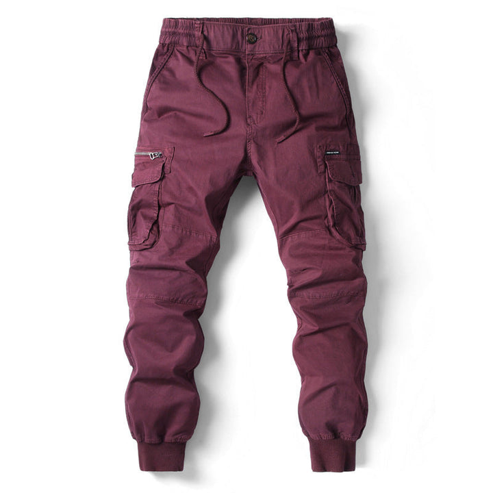Men's Cargo Joggers with Adjustable Waistband and Practical Pockets Lune London