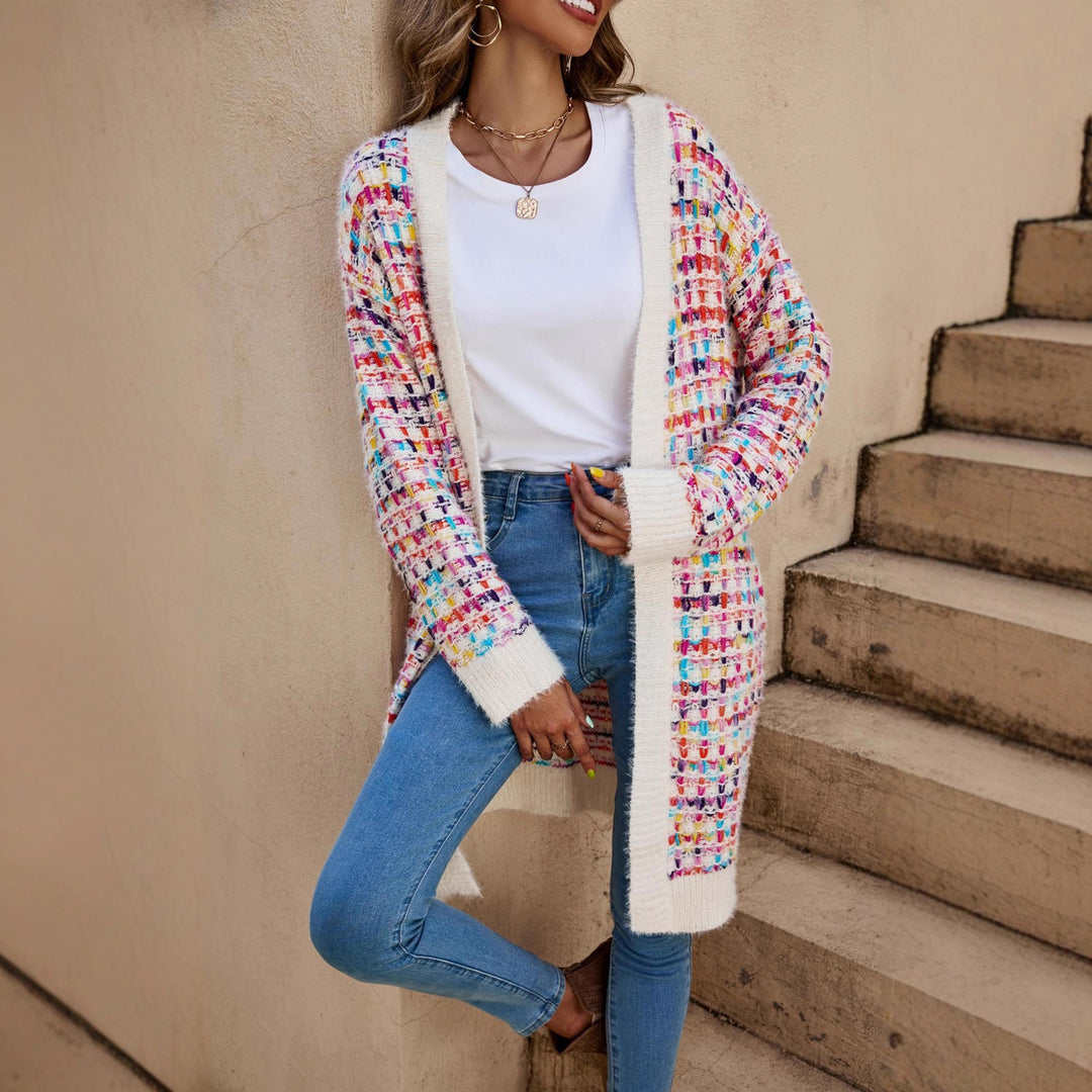 Gilet tricoté confortable pour femmes en design art moderne Chic & Stil