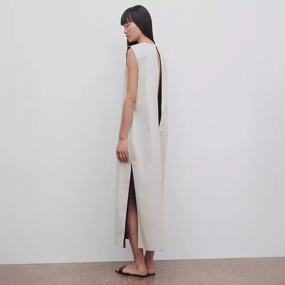 Robe maxi fluide pour femmes avec encolure large Chic & Stil