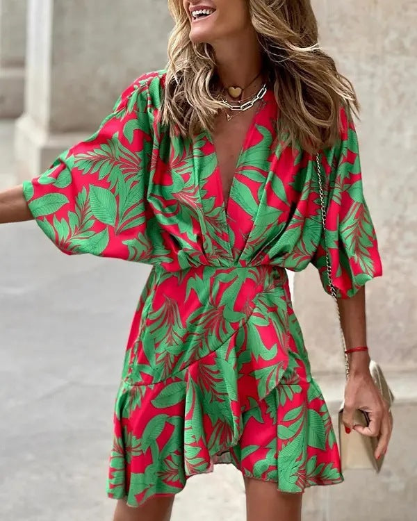 Ladies Short Sleeve Dress Lune London