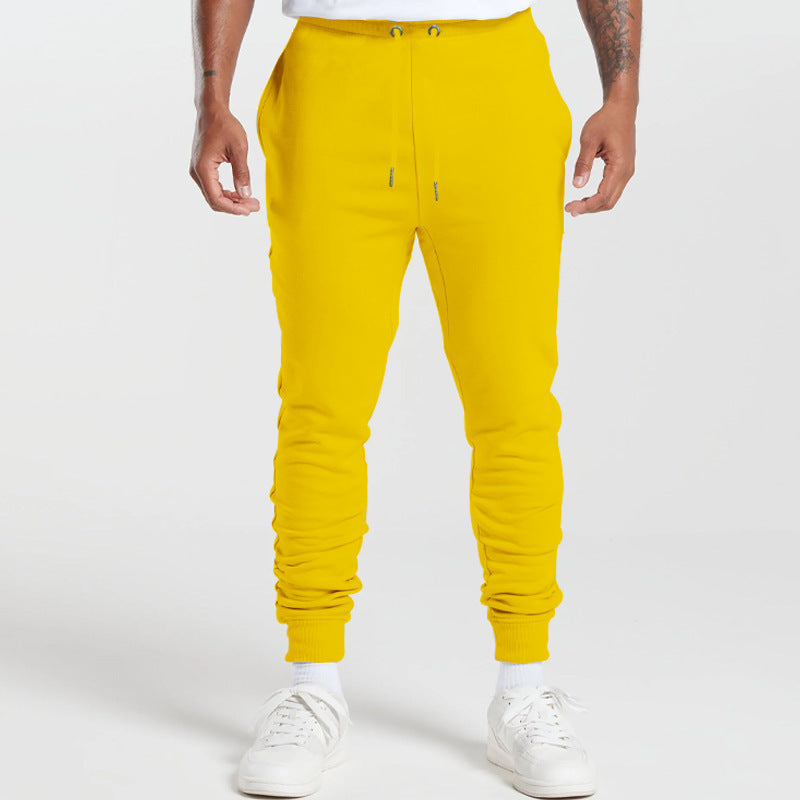 Men's sporty jogger pants with elastic waistband and practical pockets Lune London