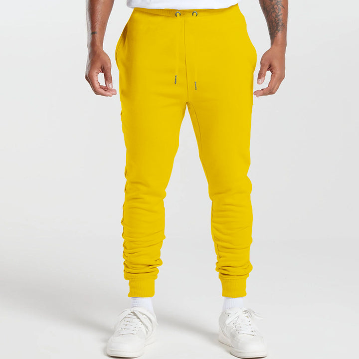 Men's sporty jogger pants with elastic waistband and practical pockets Lune London