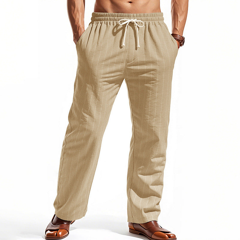 Elegant and comfortable leisure pants for men with elastic waistband Lune London