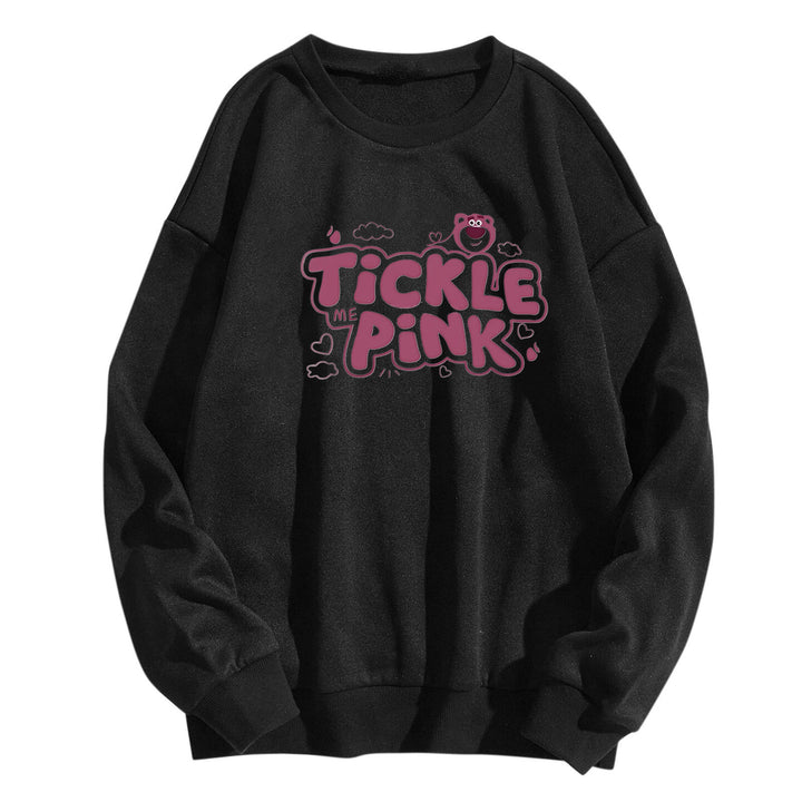 Women's sweatshirt in casual design with cheerful print Chic & Stil