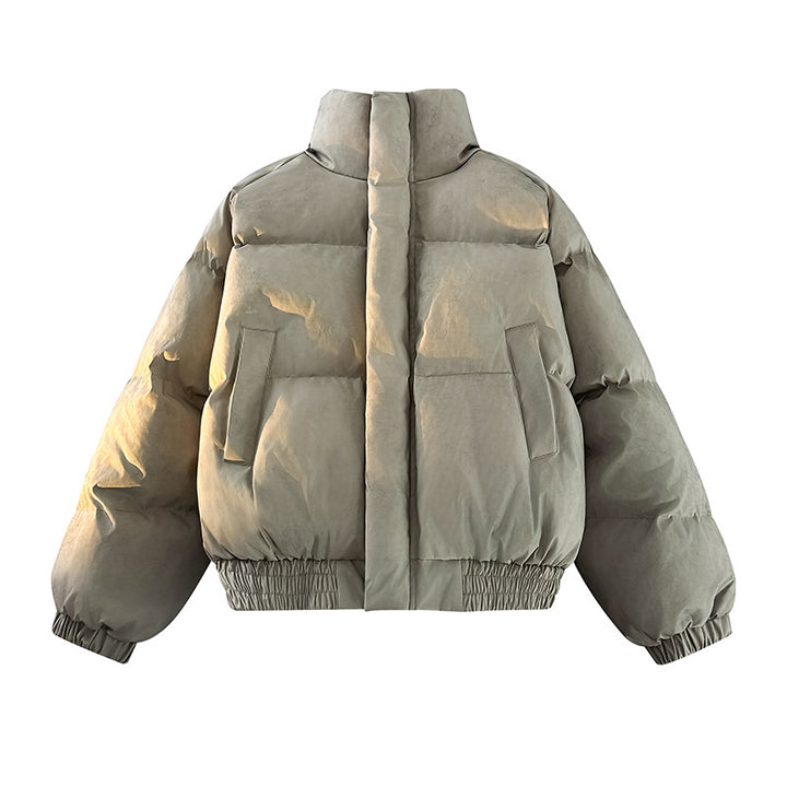Stylish down jacket for ladies with high collar and elastic sleeves Lune London