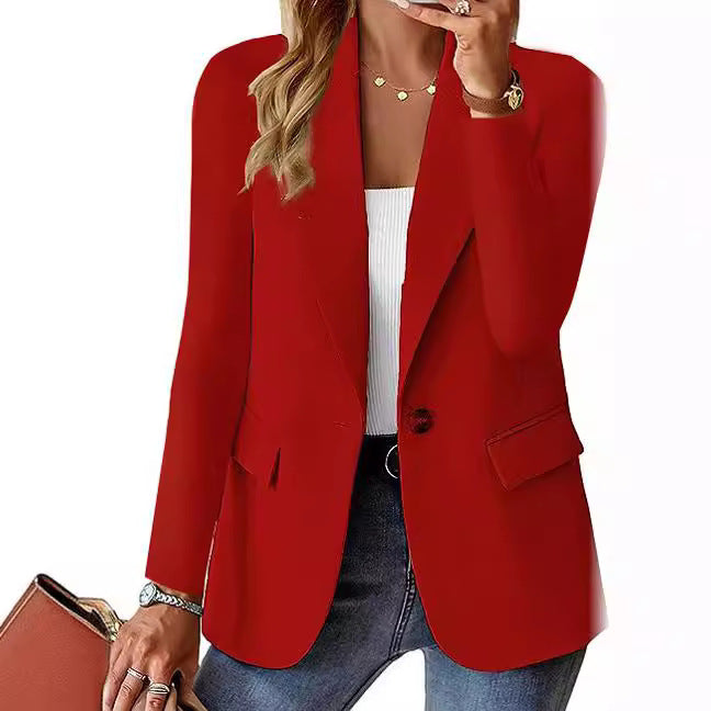 Ladies Elegant Business Blazer with Chic Structure and Style