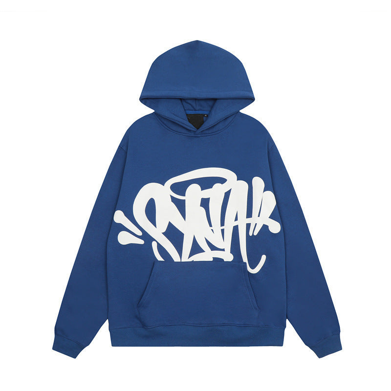 Women's hoodie with creative graffiti design and practical kangaroo pockets Chic & Stil