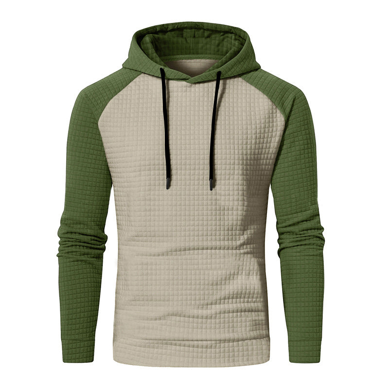 Men's hoodie with textured design Lune London