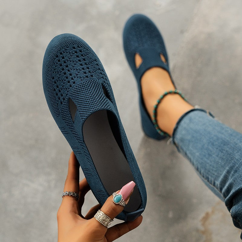 Ladies breathable mesh shoes Slip-On Lune London
