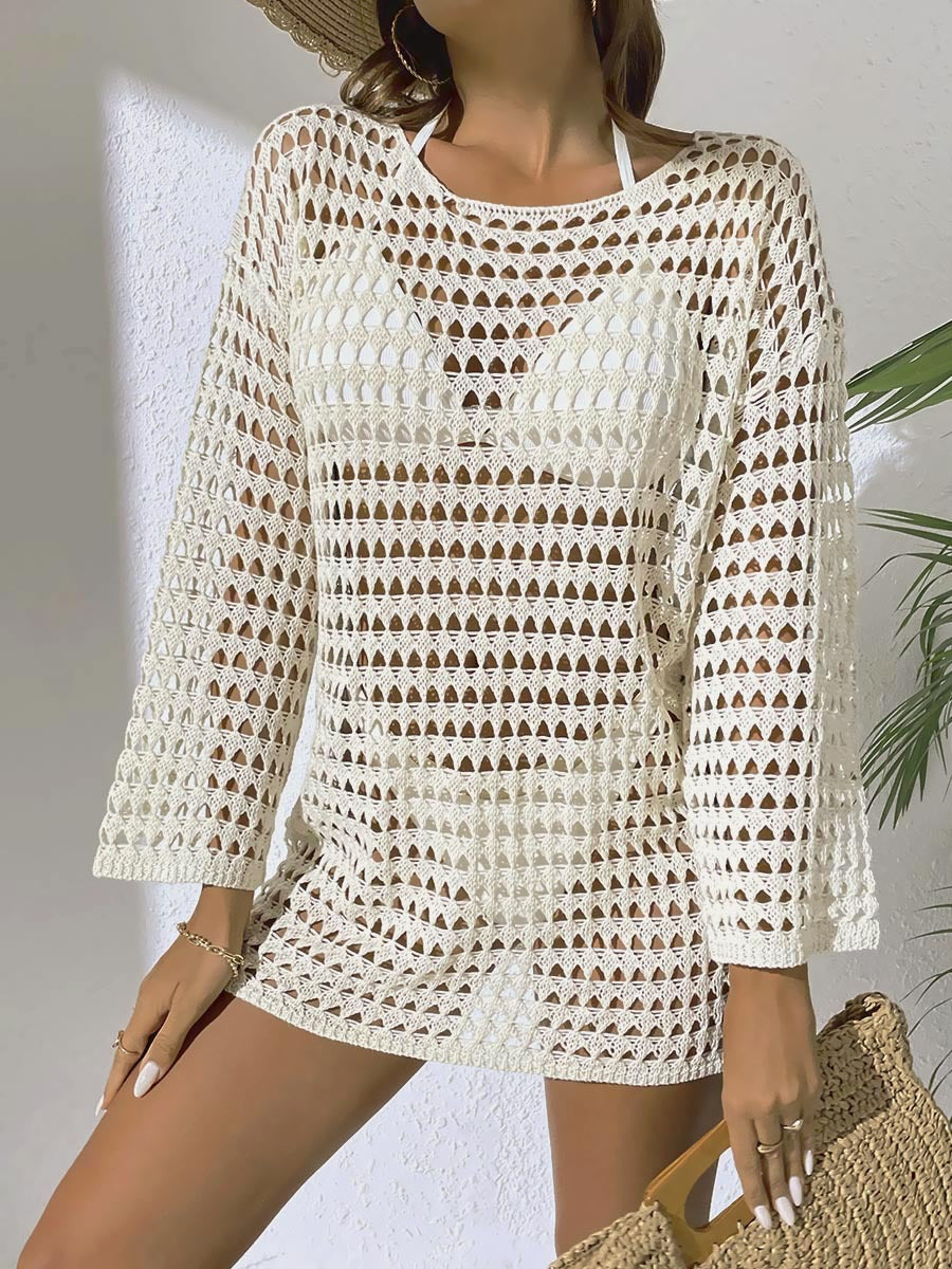 Lune London 1750920298 Women's Crochet Beach Tunic