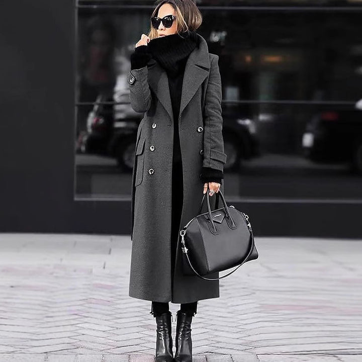 Ladies elegant wool coat Lune London