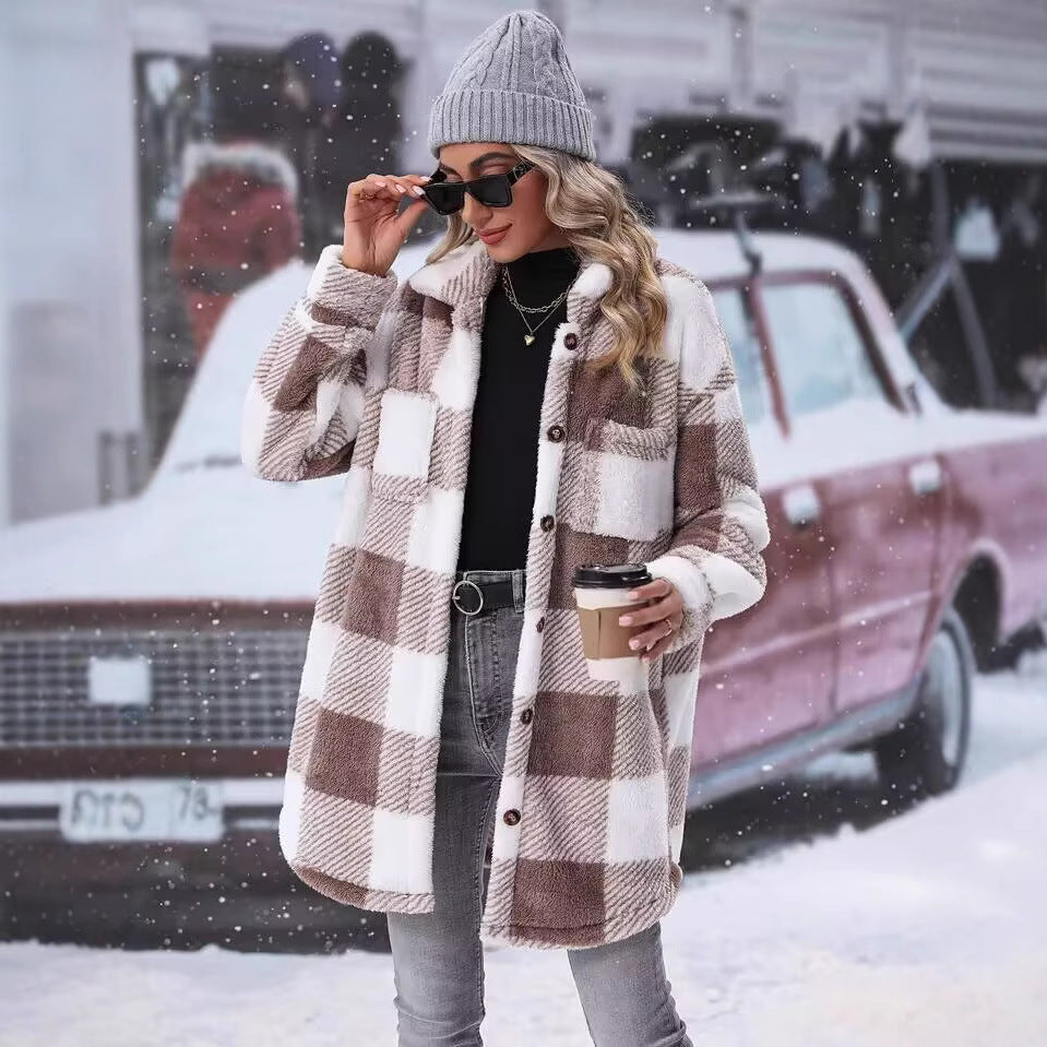 Women's Flannel Winter Jacket Lune London