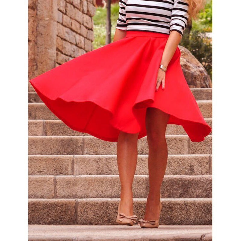 Jupe midi femme avec ourlet flottant et design élégant Chic & Stil