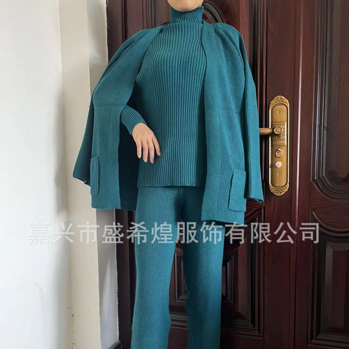 Ensemble en maille pour femme avec coupe ample et matériau luxueux Chic & Stil