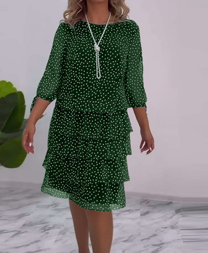 Robe chemise pour femme avec design à volants Chic & Stil