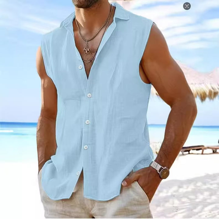 Men leisure summer vest shirt Lune London