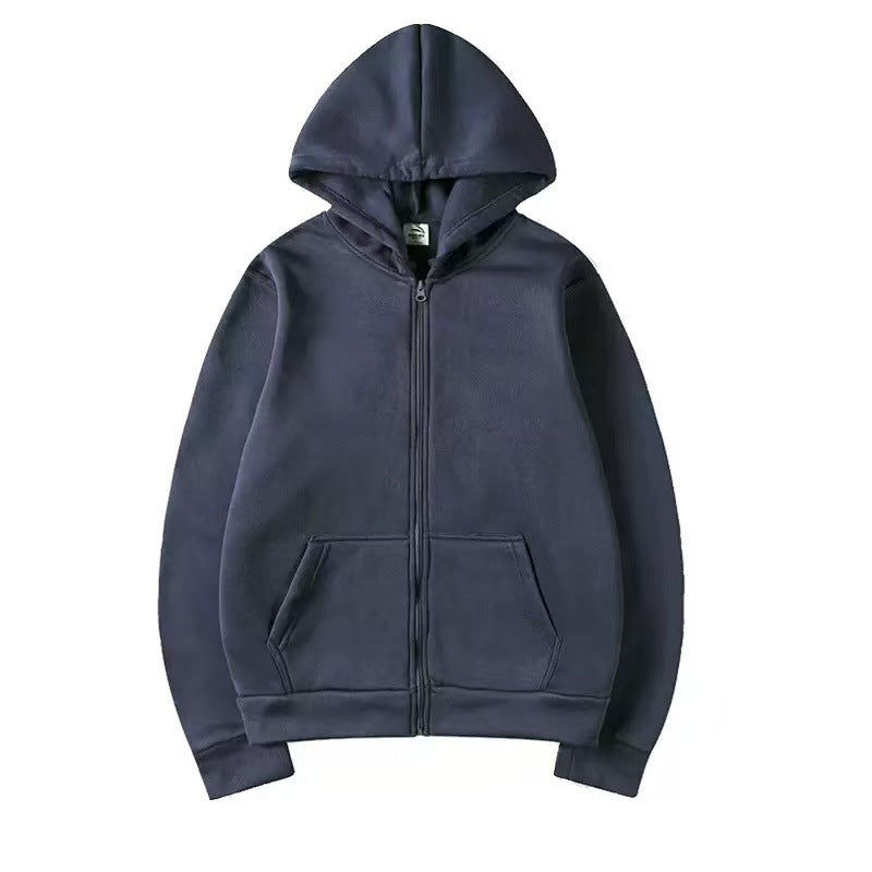 Hooded jacket for ladies in high-quality cotton blend with full zipper Lune London