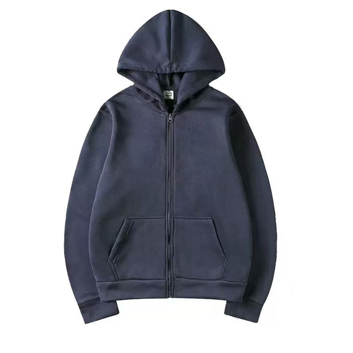 Hooded jacket for ladies in high-quality cotton blend with full zipper Lune London
