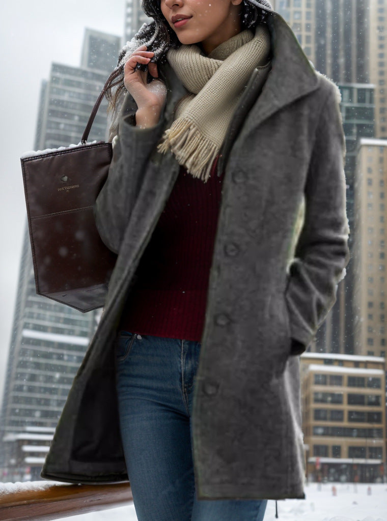 Fashionable and elegant women's coat made of high-quality material Lune London