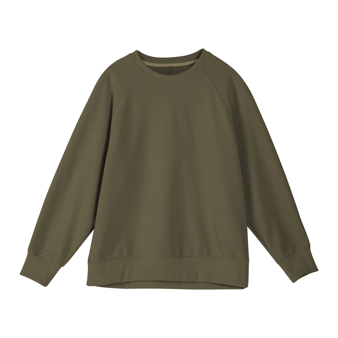 Sporty sweatshirt for women with innovative textures and a relaxed fit Lune London