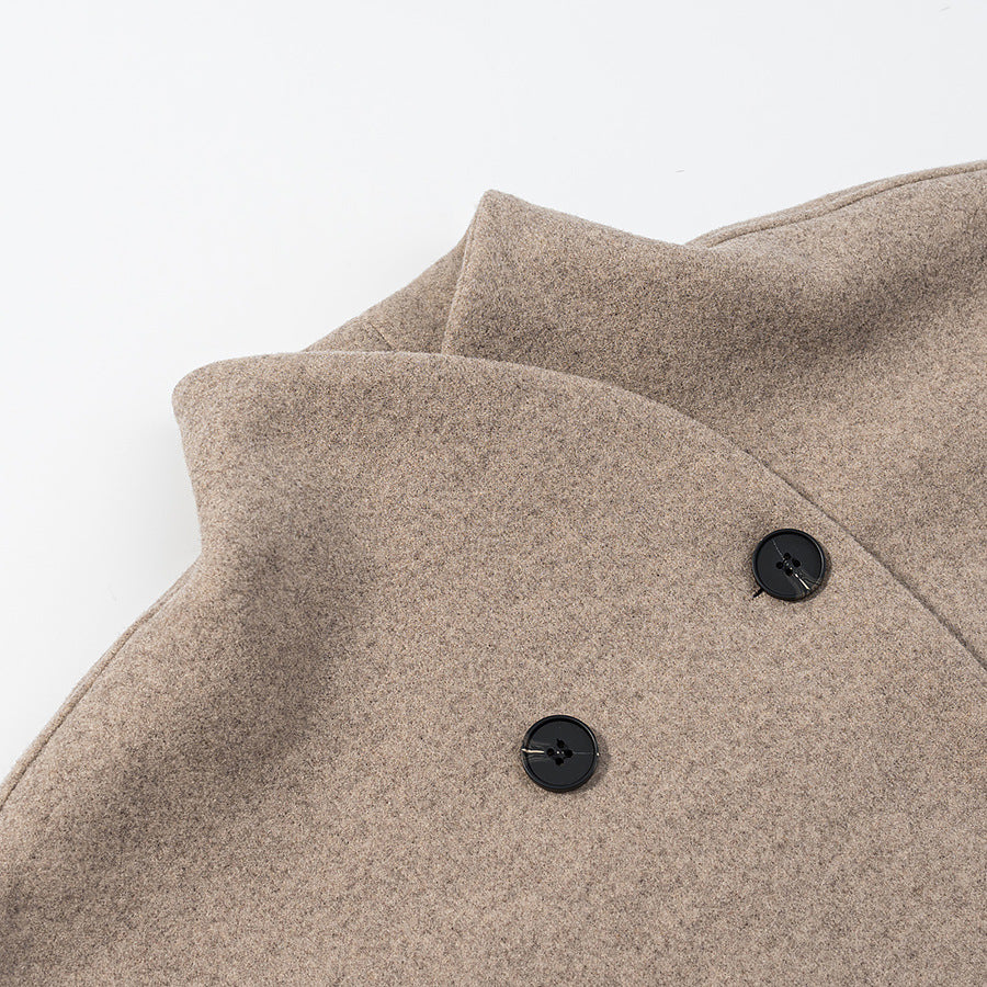 Veste en laine pour femmes à double boutonnage Chic & Stil