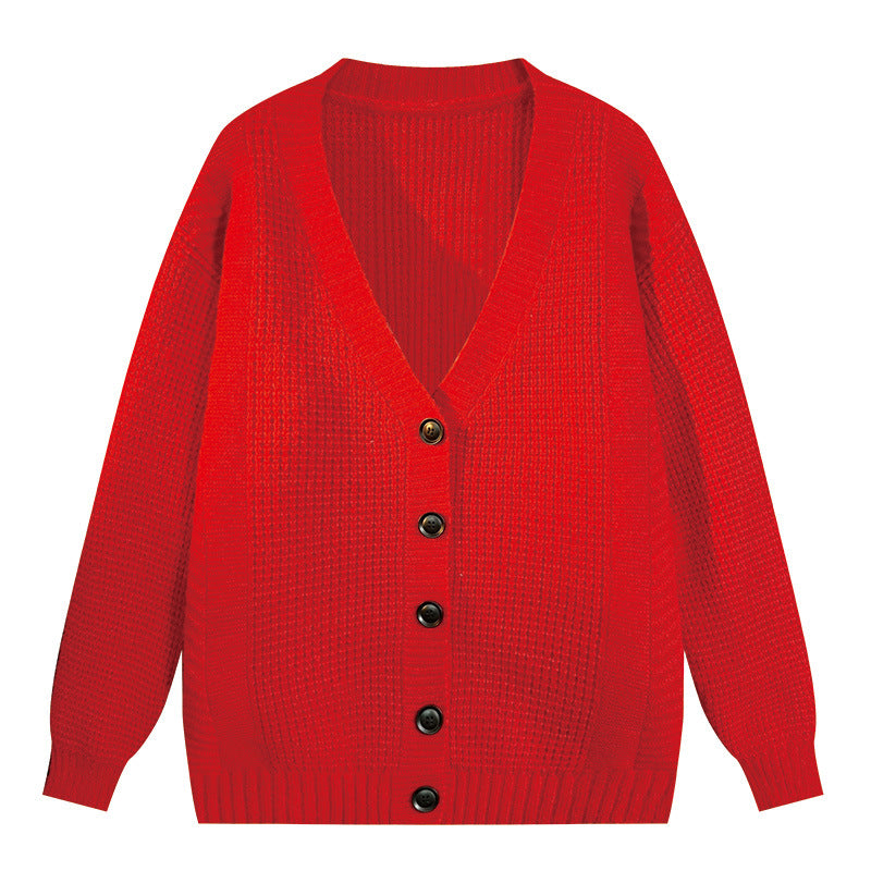 Dames Cardigan en Tricot Structuré à Col en V Lune London