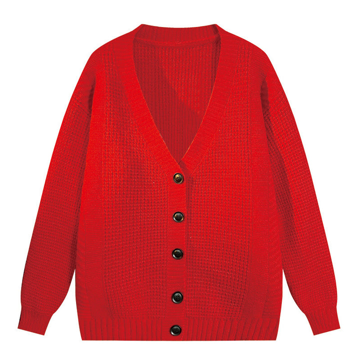 Dames Cardigan en Tricot Structuré à Col en V Lune London
