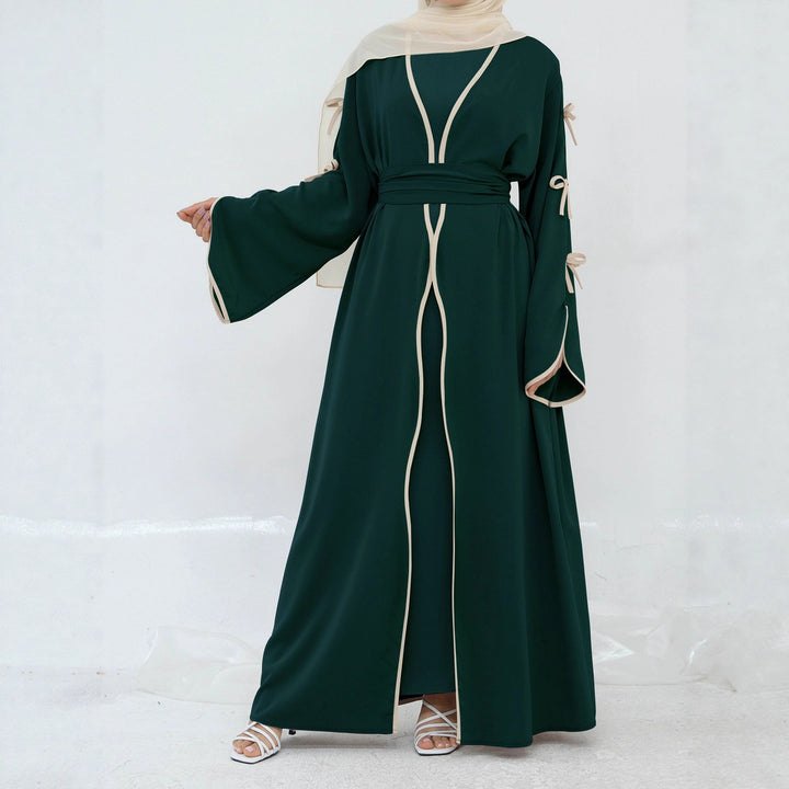 Maxi dress for women with elegant knot details and a flowy cut Lune London