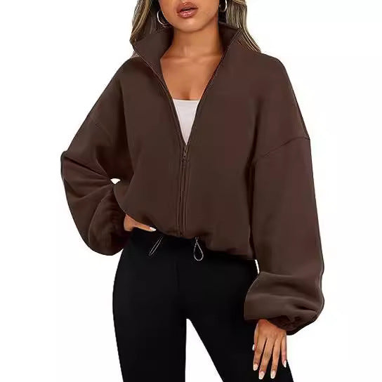 Ladies Comfortable Fleece Hoodie Lune London