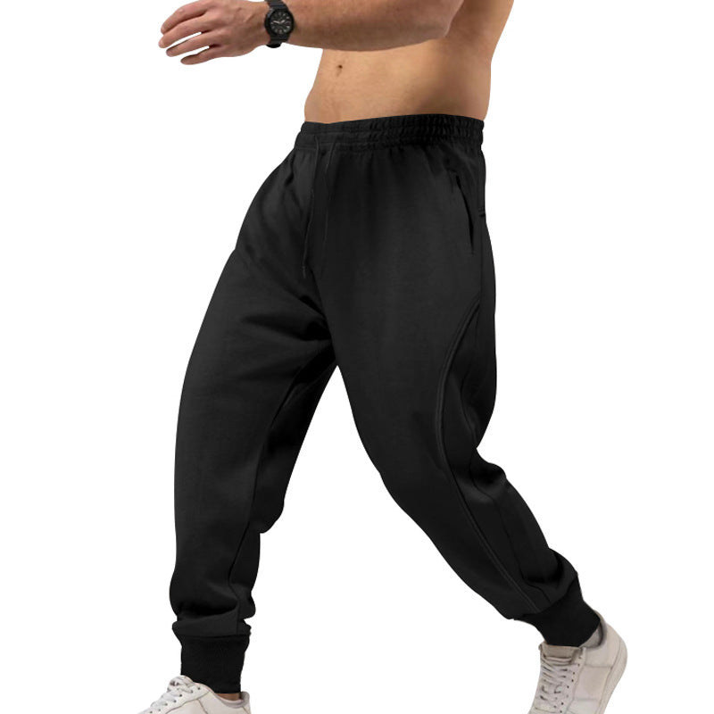 Men's sports jogger pants with breathable material structure Lune London