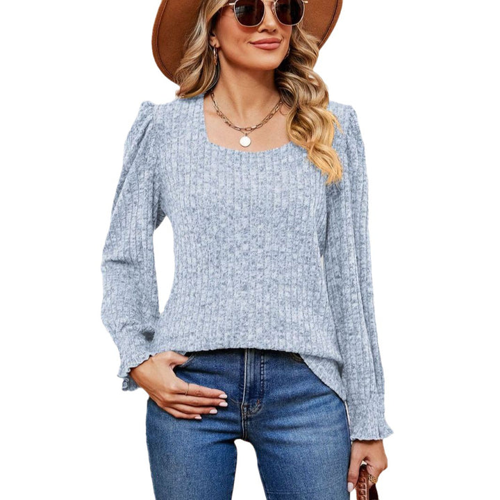 Ladies fashion sweater with balloon sleeves Lune London