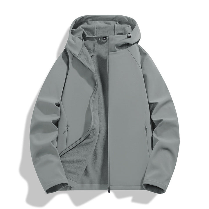 Women stylish and functional outer jacket with high zip collar Lune London