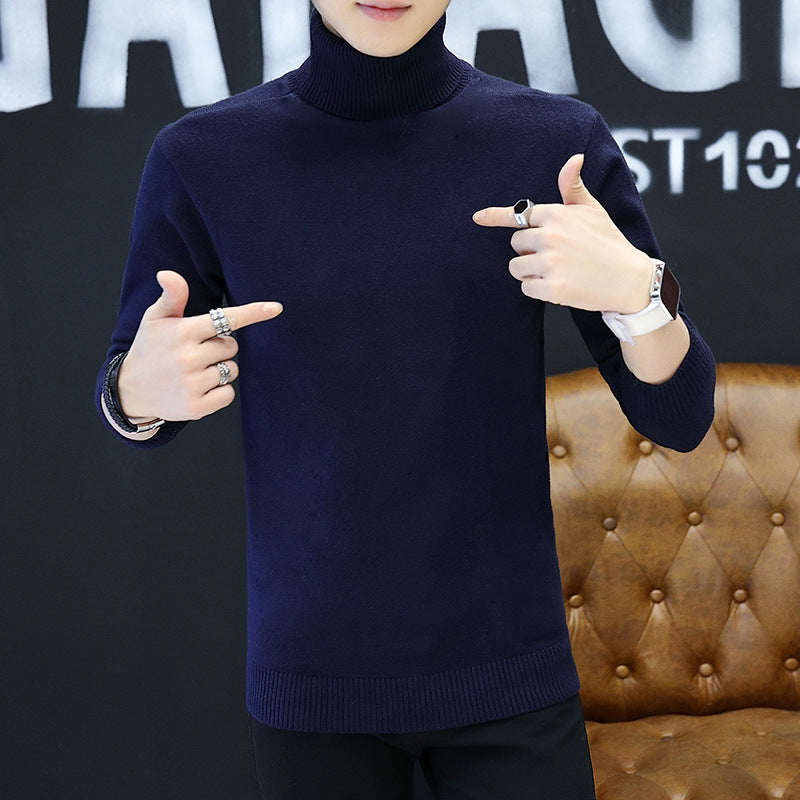 Turtleneck sweater with a fine structure for men Lune London