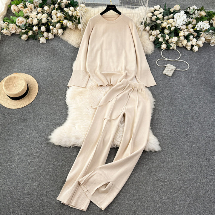 Ladies knitted stylish and cozy jumpsuit Lune London