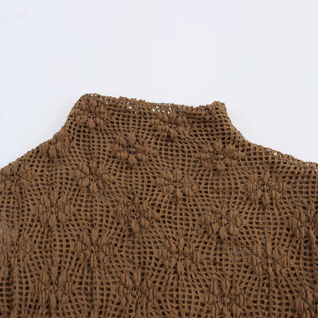 Women knitted turtleneck sweater Lune London