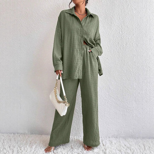 Women Comfortable Casual Long Sleeve Set Lune London