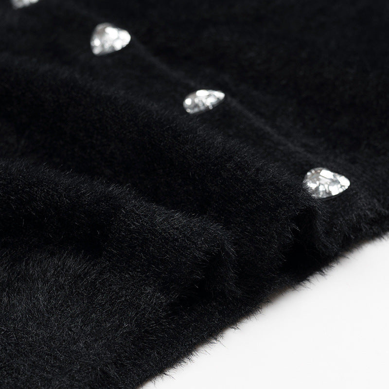 Gilet court pour femmes avec boutons brillants Chic & Stil