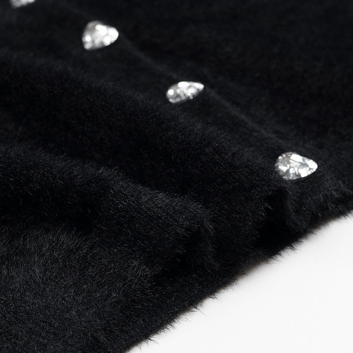Gilet court pour femmes avec boutons brillants Chic & Stil