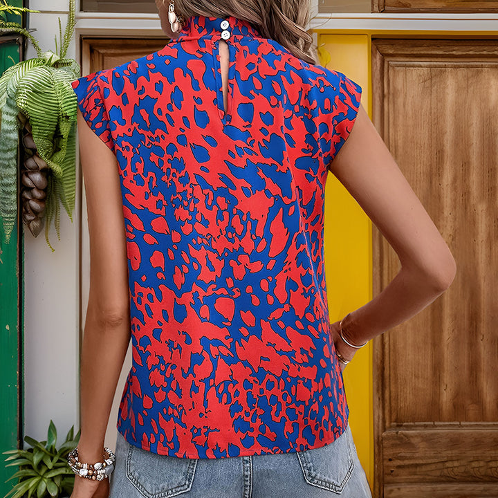 Haut pour femme avec capuche et imprimé animal Chic & Stil