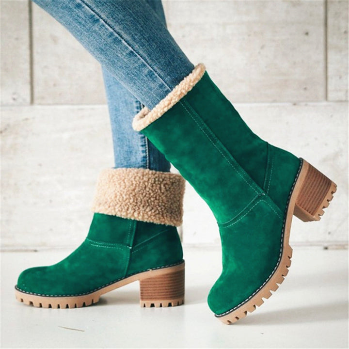 Women's boots with lined shaft and non-slip sole Lune London