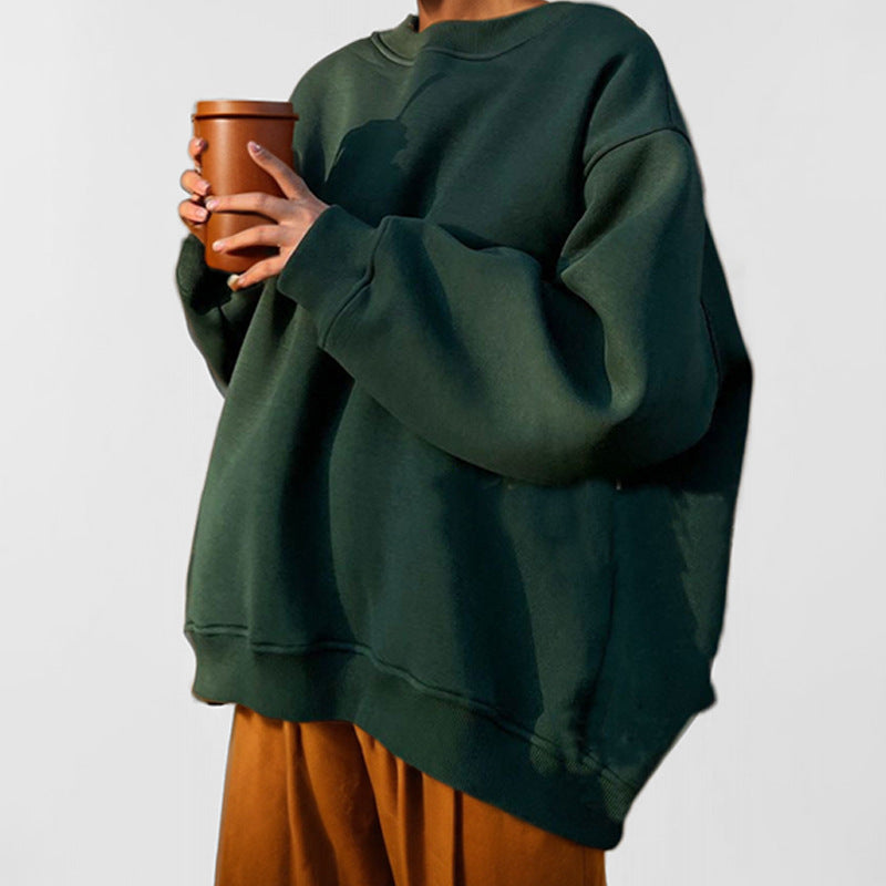 Sweatshirt surdimensionné pour femmes avec une coupe ample et un design décontracté Chic & Stil