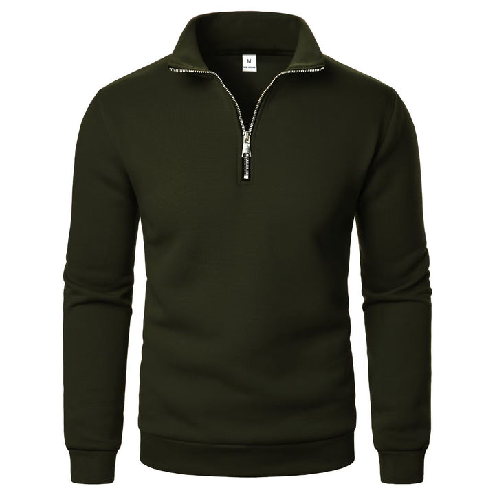 Men's sweatshirt with zipper and modern stand-up collar Chic & Stil