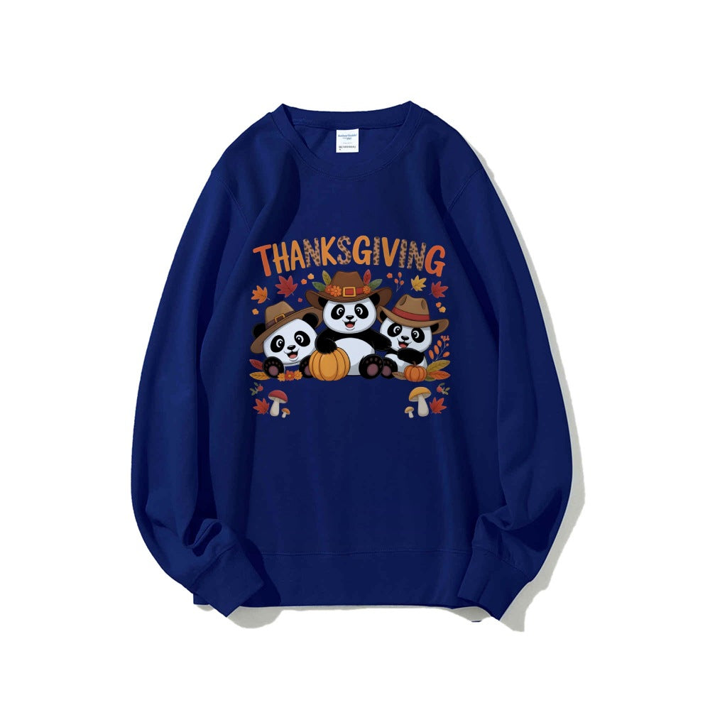Sweat-shirt pour femmes avec design d'animal amusant et motif d'automne Chic & Stil